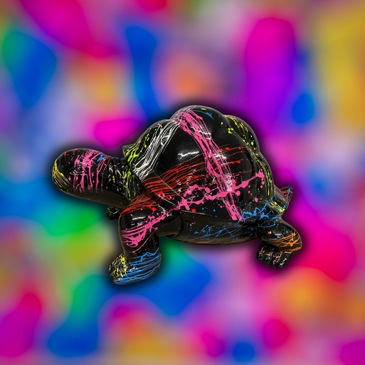 Schildkröte bunt aus Kunstharz