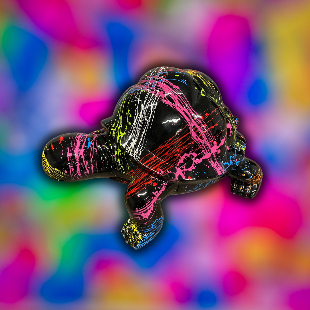 Schildkröte bunt aus Kunstharz