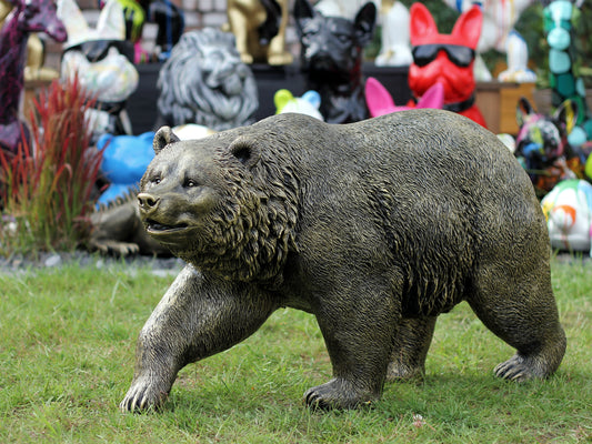 Bär gold antik aus Kunstharz