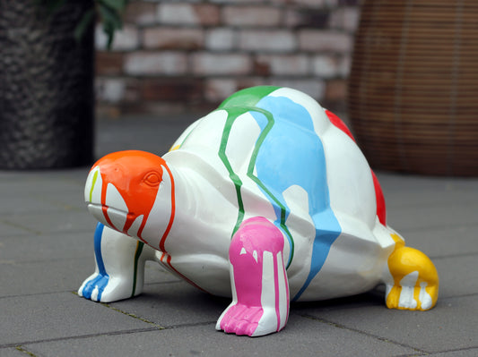 Schildkröte bunt aus Kunstharz